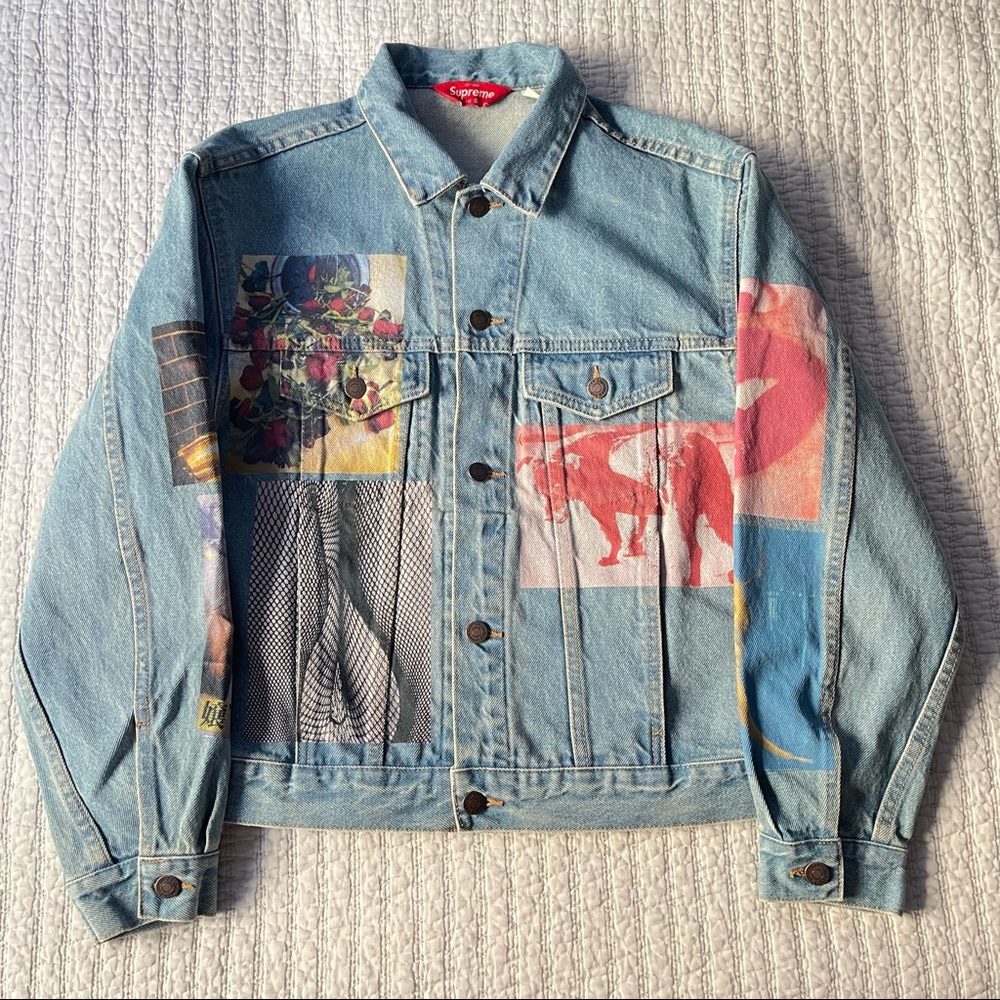 Supreme Daido Moriyama Blue Denim Trucker Jacket